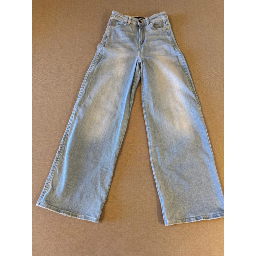 Fitjeans Robinson Wide Denim Pants light wash size small - Picture 7 of 10